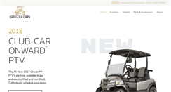 Desktop Screenshot of islegolfcars.com